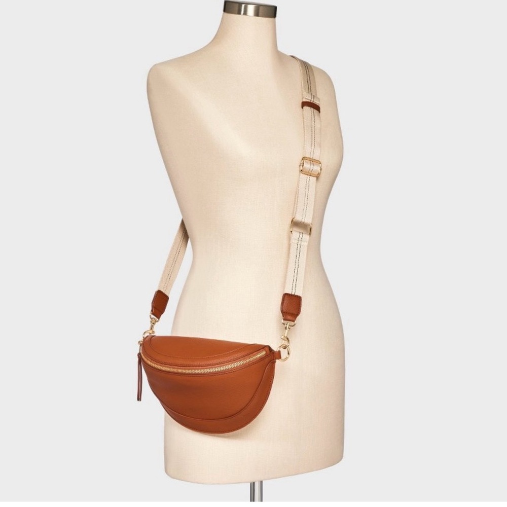 Brown Leather Crossbody Bag - Picture 3 of 9